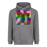 Storm neon safari seamless pattern 2 Heavyweight Hoodie - BundleAndBundleShop