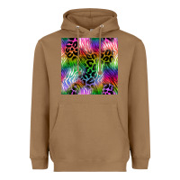 Toasted Coconut neon safari seamless pattern 2 Heavyweight Hoodie - BundleAndBundleShop