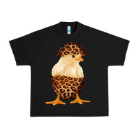 Black Chick with Leopard Eggshell Urban Heavy Tee - Bettercallsaul