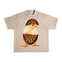 French Oak Chick with Leopard Eggshell Urban Heavy Tee - Bettercallsaul