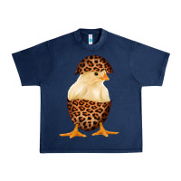 Navy Chick with Leopard Eggshell Urban Heavy Tee - Bettercallsaul