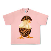 Salmon Chick with Leopard Eggshell Urban Heavy Tee - Bettercallsaul