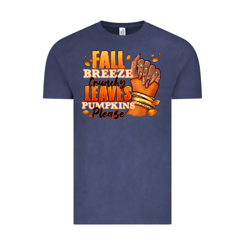 Fall Breeze Crunchy Leaves Pumpkins Please Vintage Tee by RanaPortraitStore | Teevron