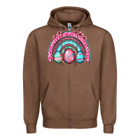 Chestnut Easter eggs rainbow Zipper Hoodie - OliviaCreatesArt