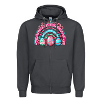 Smoke Easter eggs rainbow Zipper Hoodie - OliviaCreatesArt