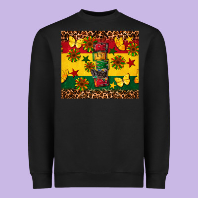Power Juneteenth Heavyweight Sweatshirt Designed By Cowgirlartshop