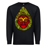 Black african masks teardrop  7 Premium Sweatshirt - BundleAndBundleShop