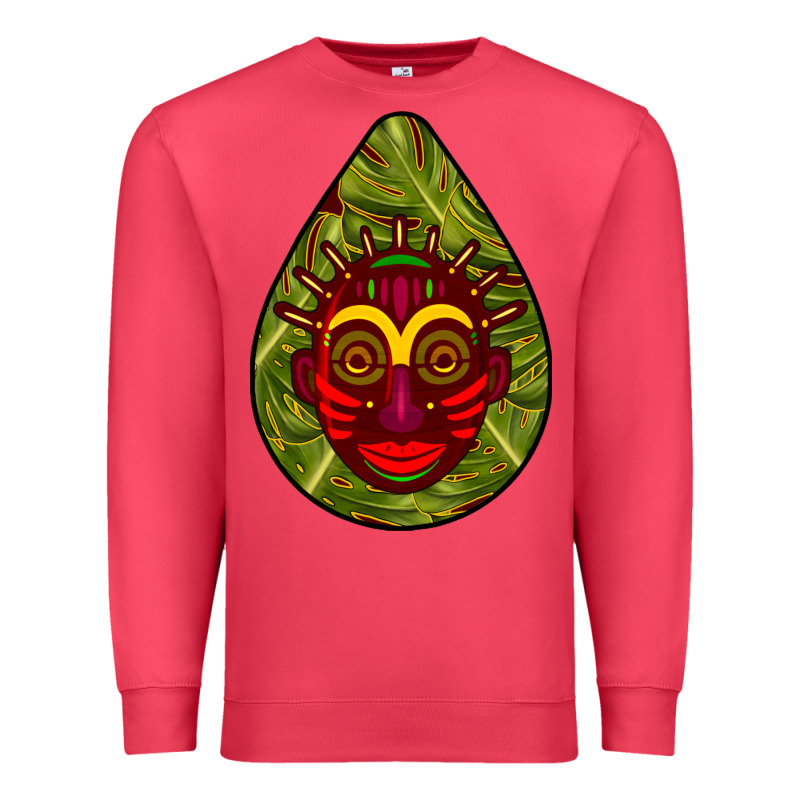 African Masks Teardrop  7 Premium Sweatshirt by BundleAndBundleShop | Teevron