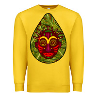 Lemon african masks teardrop  7 Premium Sweatshirt - BundleAndBundleShop