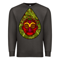 Smoke african masks teardrop  7 Premium Sweatshirt - BundleAndBundleShop