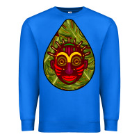 True Royal african masks teardrop  7 Premium Sweatshirt - BundleAndBundleShop