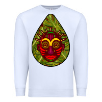 White african masks teardrop  7 Premium Sweatshirt - BundleAndBundleShop