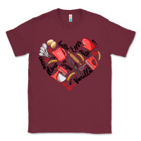 Burgundy bake tools heart Classic Tee - Artiststas