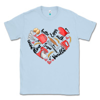 Dusty Blue bake tools heart Classic Tee - Artiststas