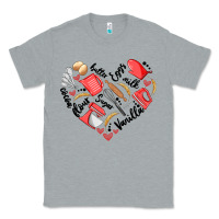 Heather Grey bake tools heart Classic Tee - Artiststas