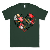 Sports Green bake tools heart Classic Tee - Artiststas