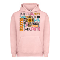 Pigment Salmon faith cross Urban Hoodie - Artiststas