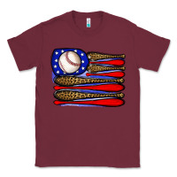 Burgundy leopard baseball flag3 Classic Tee - JahusDesignShop