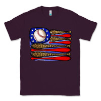 Plum leopard baseball flag3 Classic Tee - JahusDesignShop