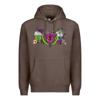 Coffee Halloween Coffee Cups Premium Hoodie - FaDigitalArtStudio