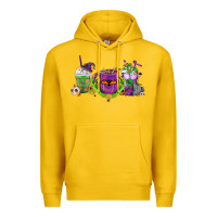Lemon Halloween Coffee Cups Premium Hoodie - FaDigitalArtStudio
