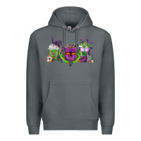 Rock Halloween Coffee Cups Premium Hoodie - FaDigitalArtStudio