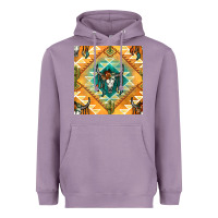 Lavender native american aztec seamless pattern Heavyweight Hoodie - BundleAndBundleShop