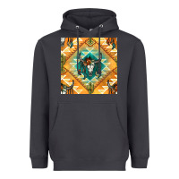Smoke native american aztec seamless pattern Heavyweight Hoodie - BundleAndBundleShop