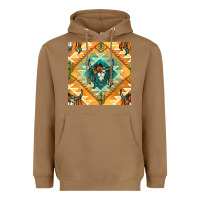 Toasted Coconut native american aztec seamless pattern Heavyweight Hoodie - BundleAndBundleShop