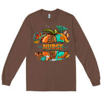 Chestnut pumpkin nurse Long Sleeve Tee - NancyCooperArtShop