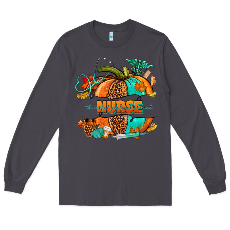Pumpkin Nurse Long Sleeve Tee by NancyCooperArtShop | Teevron