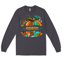 Smoke pumpkin nurse Long Sleeve Tee - NancyCooperArtShop