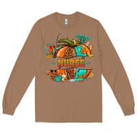 Toasted Coconut pumpkin nurse Long Sleeve Tee - NancyCooperArtShop
