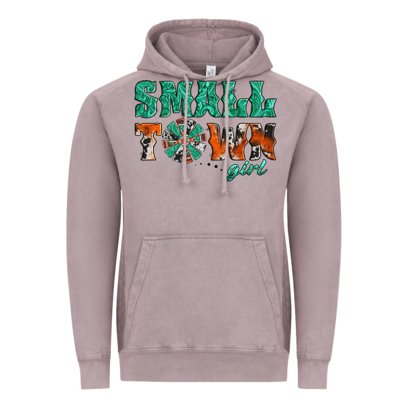 Small Town Girl Western Windmill Vintage Hoodie by Jasminsmagicworld | Teevron