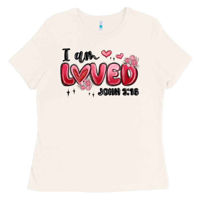 I Am Loved John 3 16 Ladies Tee by MaliasSmallBusiness | Teevron