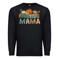 Black thankful mama Premium Sweatshirt - BundleAndBundleShop