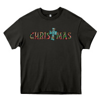Asphalt christmas cross Heavy Core Tee - AdoDesignShop