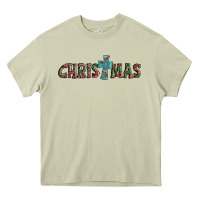 Mossy christmas cross Heavy Core Tee - AdoDesignShop