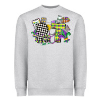 Respiratory Therapist Mardi Gras Heavyweight Sweatshirt | Teevron