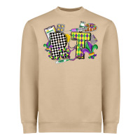 Mushroom respiratory therapist mardi gras Heavyweight Sweatshirt - CowGirlArtShop