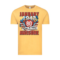 Vintage Mustard january 1942 80 years of being awesome Vintage Tee - Jasminsmagicworld