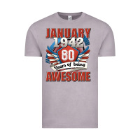 Vintage Zinc january 1942 80 years of being awesome Vintage Tee - Jasminsmagicworld