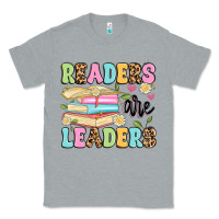 Heather Grey readers are leaders Classic Tee - Artiststas
