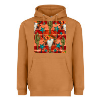 Meerkat bull skull cactus seamless pattern Heavyweight Hoodie - BundleAndBundleShop