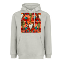 Moon Dust bull skull cactus seamless pattern Heavyweight Hoodie - BundleAndBundleShop