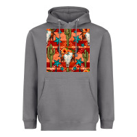 Storm bull skull cactus seamless pattern Heavyweight Hoodie - BundleAndBundleShop
