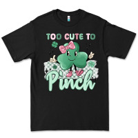 Black too cute to pinch Premium Tee - MaliasSmallBusiness