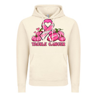 Vintage Artic tackle cancer pumpkins football and ribbon breast cancer awareness Vintage Hoodie - Jasminsmagicworld