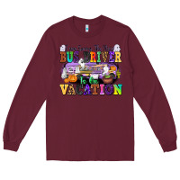 Burgundy I Am Sorry The Nice Bus Driver Is on Vacation Long Sleeve Tee - texasbilliewilder