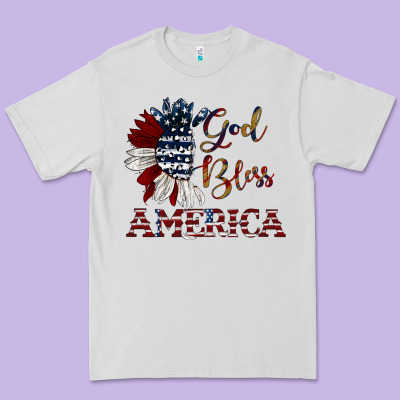 God Bless America Premium Tee Designed By Jahusdesignshop